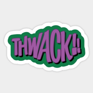 THWACK!! Fighting Sounds Sticker